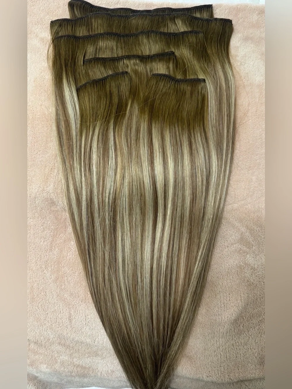 Full Shine Clip-In Hair Extensions - #3/8/22 20inch